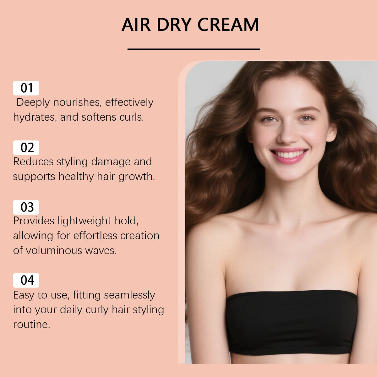 Hydrating Curl Defining Cream for Natural Waves and Curls