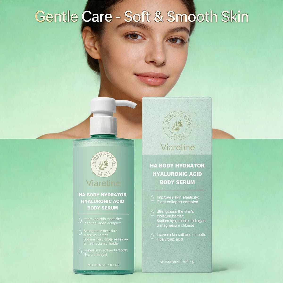 Hyaluronic Acid Hydrating Body Serum for Dry Skin