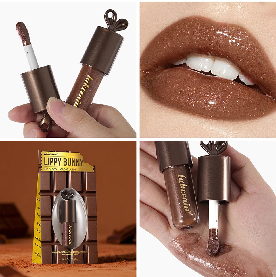 Honey and Chocolate Moisturizing Lip Gloss Set