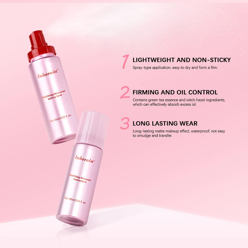 Long-Lasting Mattifying Waterproof Makeup Setting Spray - 7