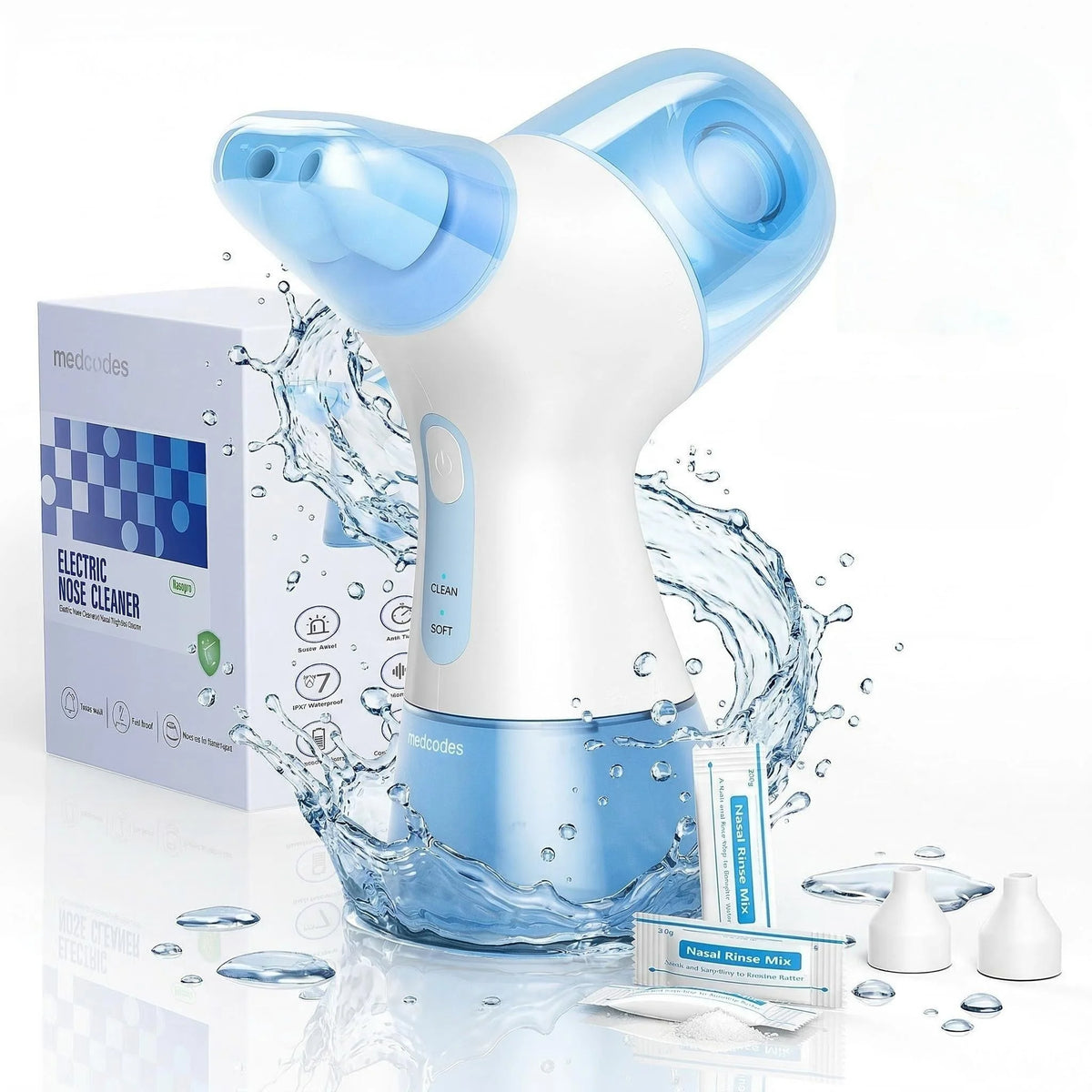 Electric Nasal Irrigation System for Sinus and Allergy Relief