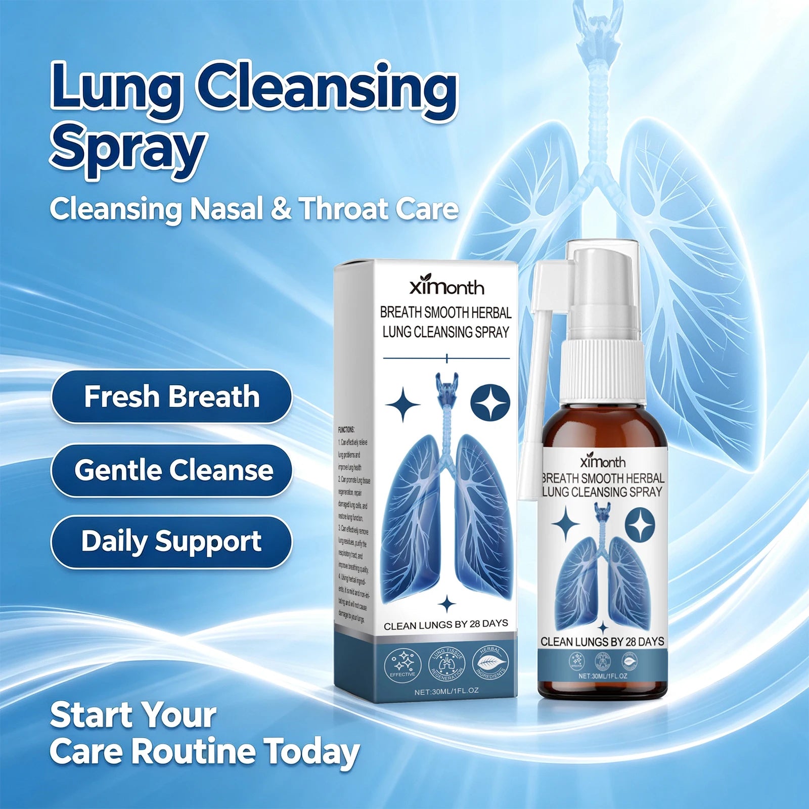 Herbal Lung Cleansing and Throat Refreshing Spray - 3