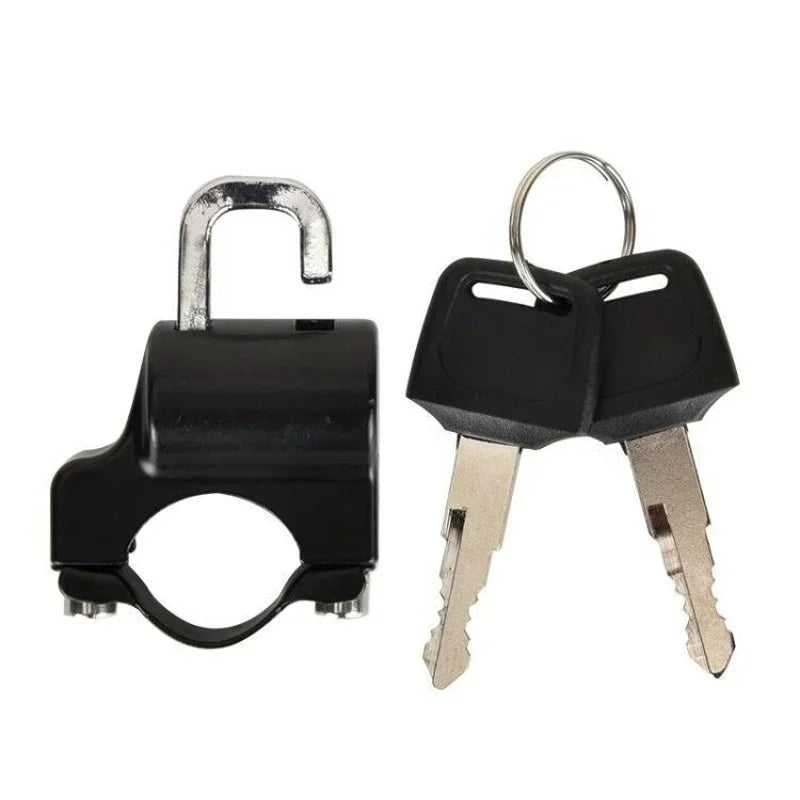 Universal Anti-Theft Handlebar Helmet Lock for Motorcycle and Bike