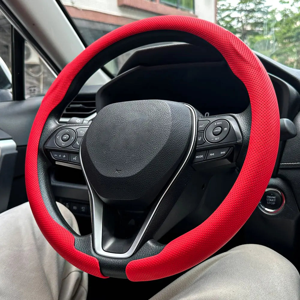 Universal Non-Slip Breathable Car Steering Wheel Cover - 7