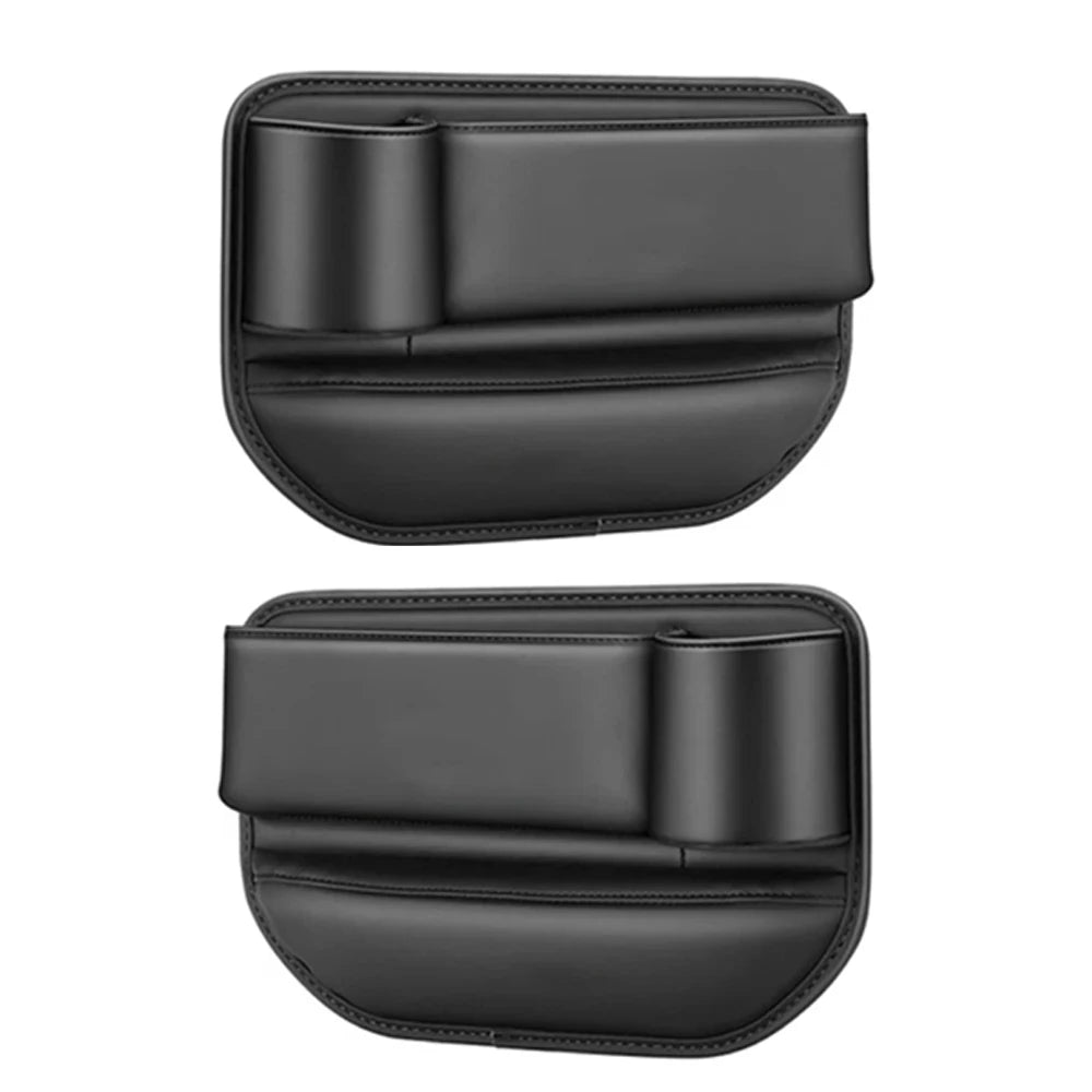 Leather Car Seat Gap Organizer and Storage Box - 7