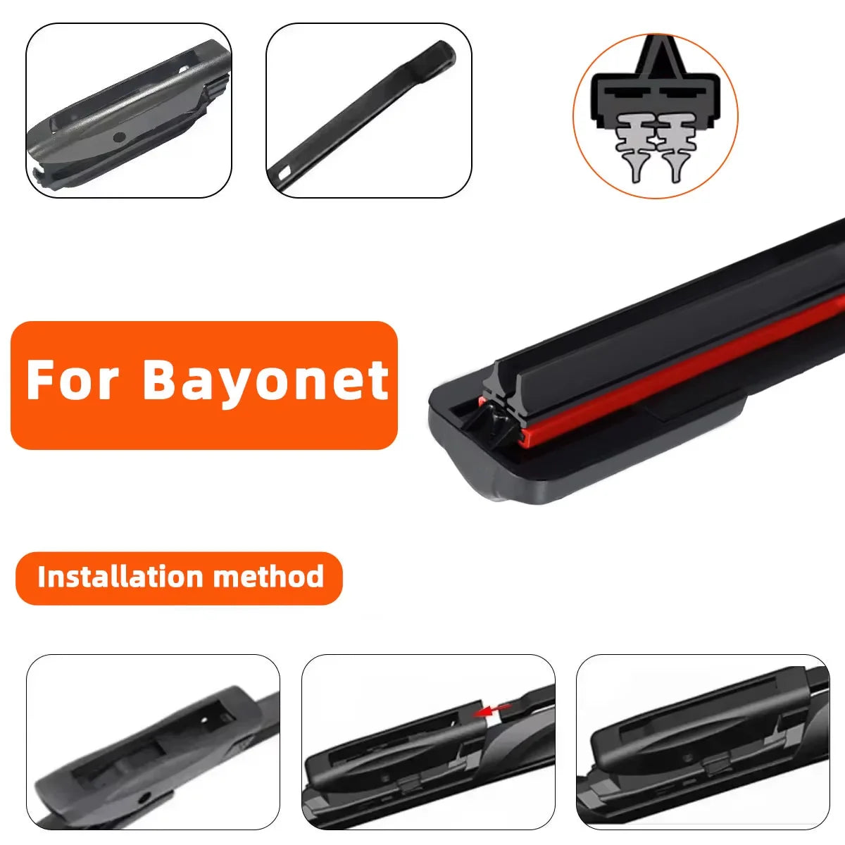 Universal Frameless Windshield Wiper Blade
