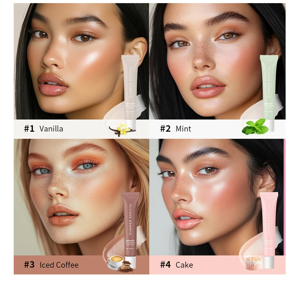 Moisturizing Lip Balm Butter for Glossy Hydrated Lips - 8