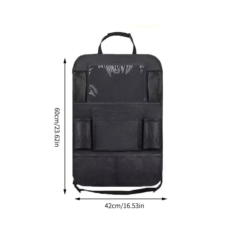 Car Backseat Organizer with Tablet Holder and Storage Pockets