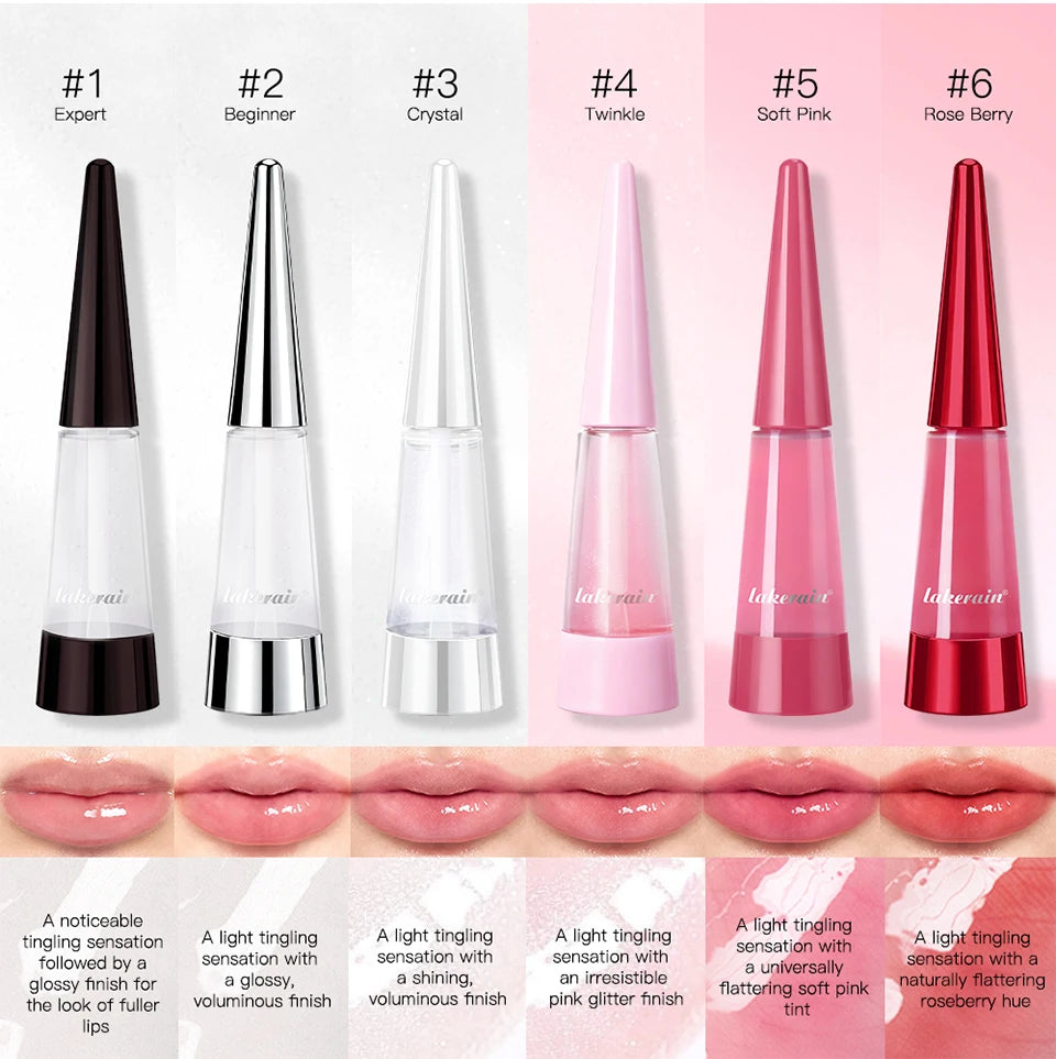 Instant Hydrating Lip Plumper Gloss for Fuller Looking Lips