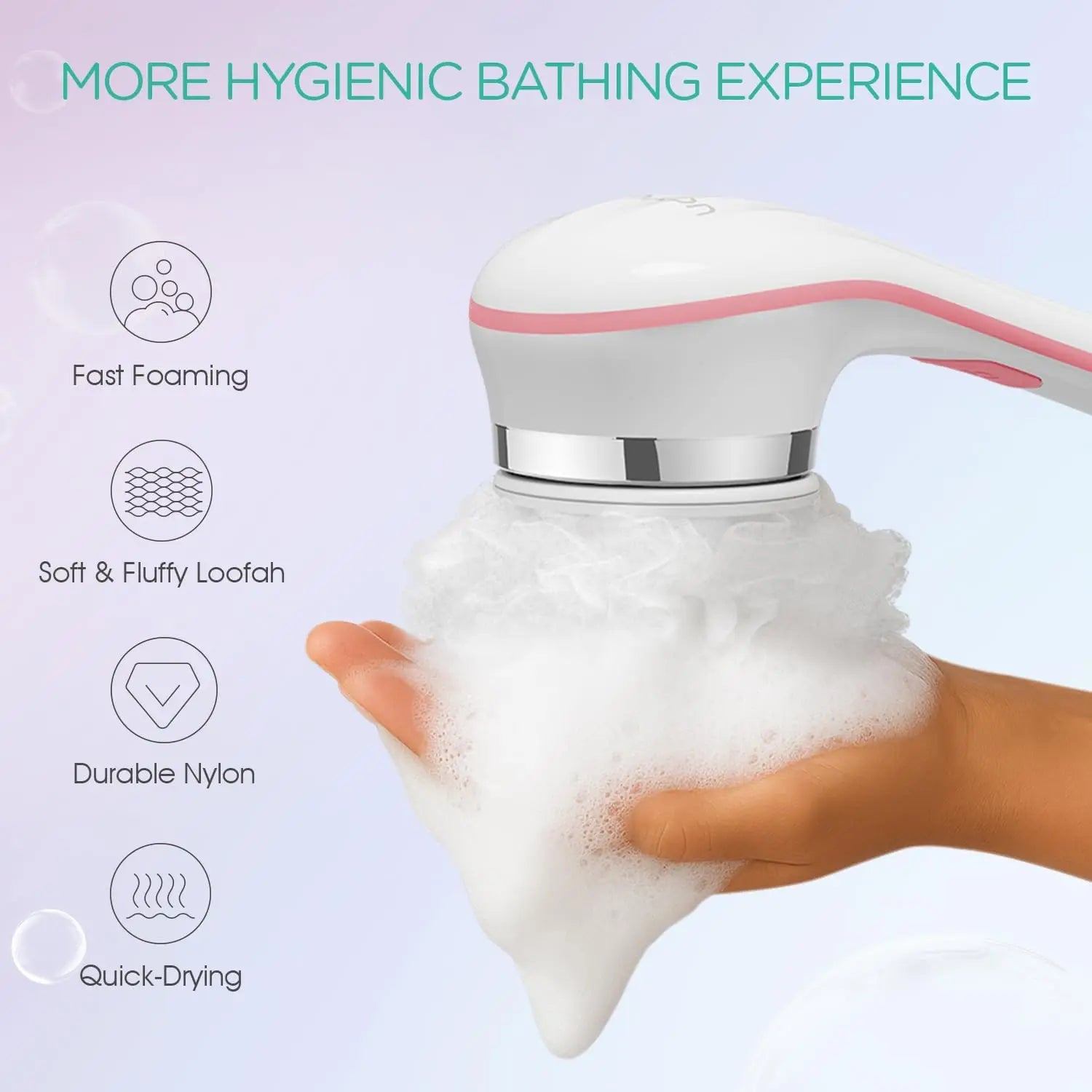 Electric Long Handle Body Scrubbing Brush for Deep Exfoliation - 2