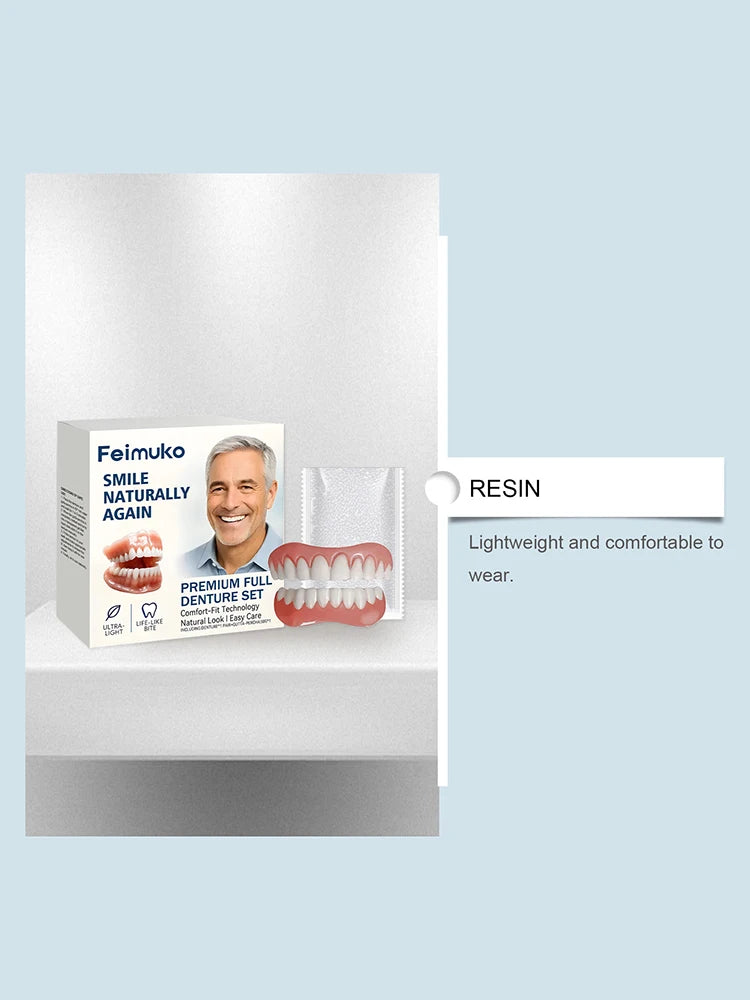 Comfortable Silicone Denture Set for Natural Smile - 9