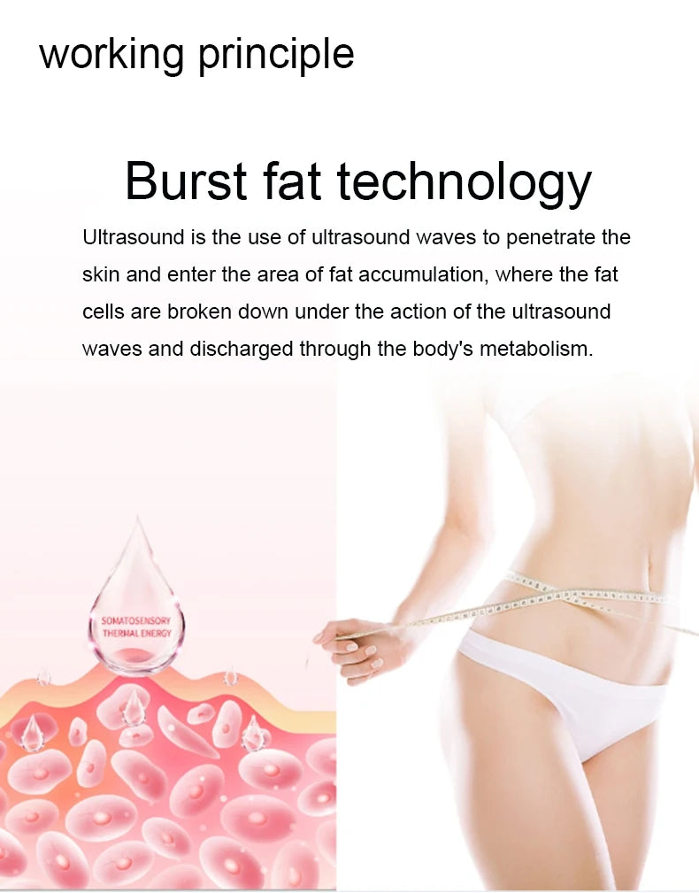 40K Ultrasonic Cavitation and RF Body Slimming and Lifting Machine - 13