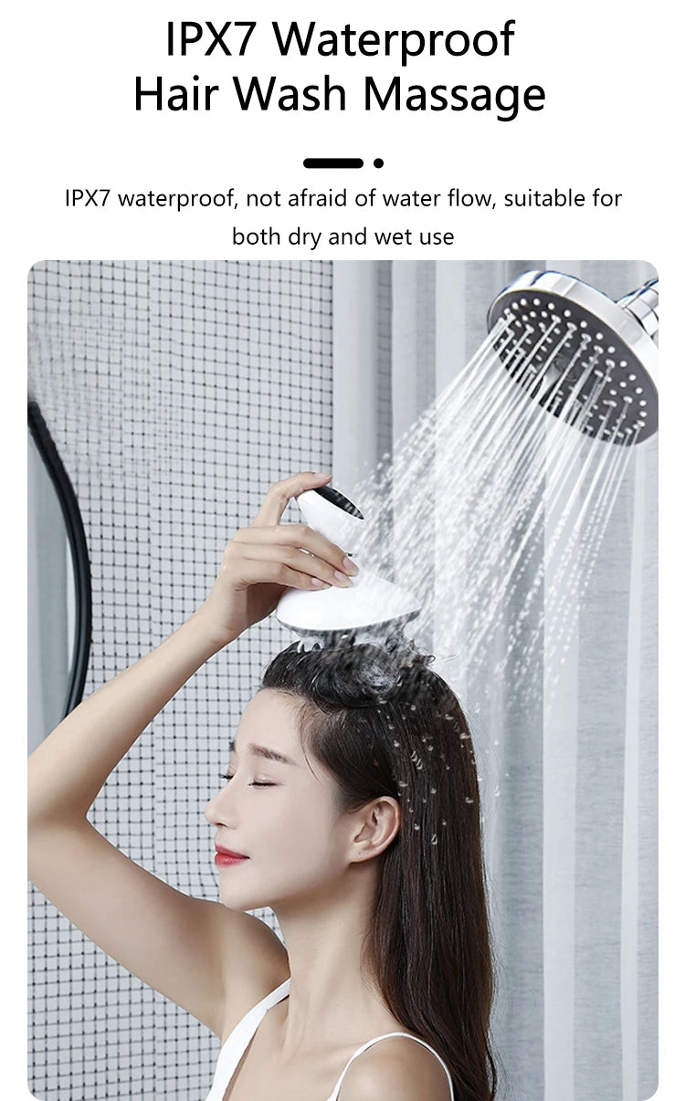 Electric Waterproof Scalp and Head Massager - 11