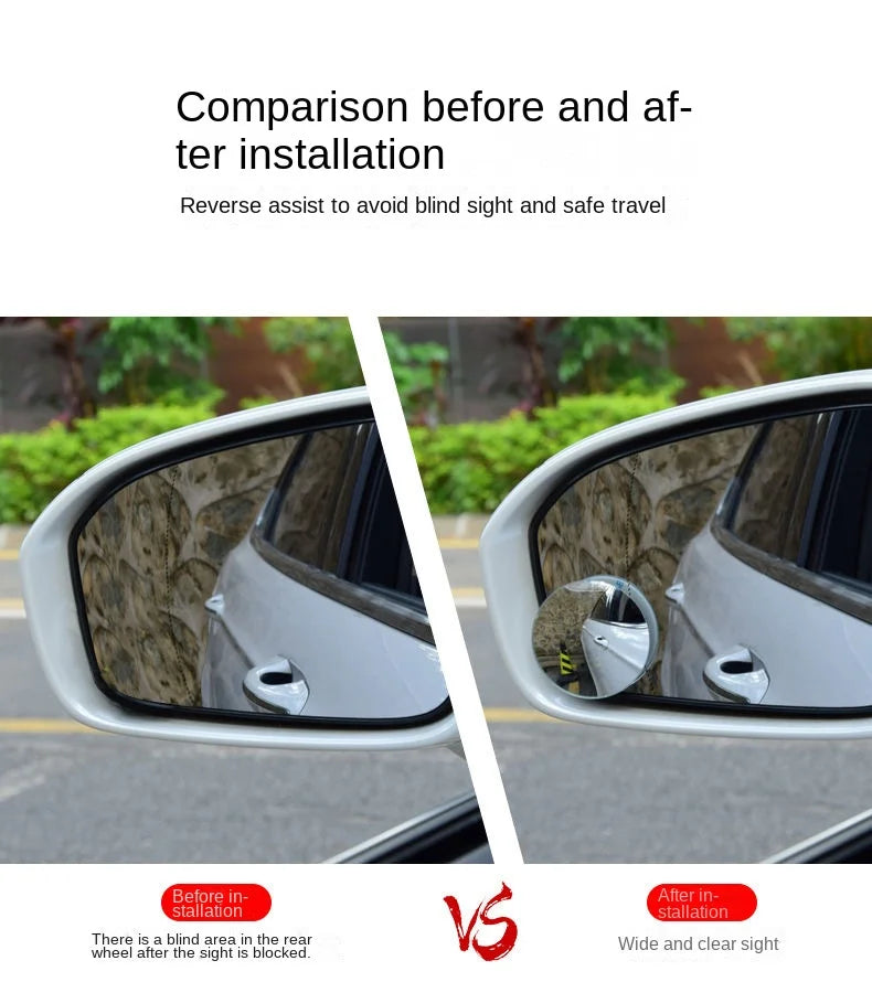 360 Degree Adjustable Car Blind Spot Mirror