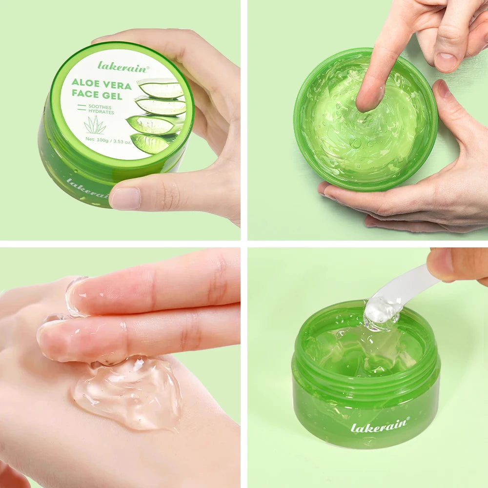 Soothing Aloe Vera Moisturizing Face Gel - 5