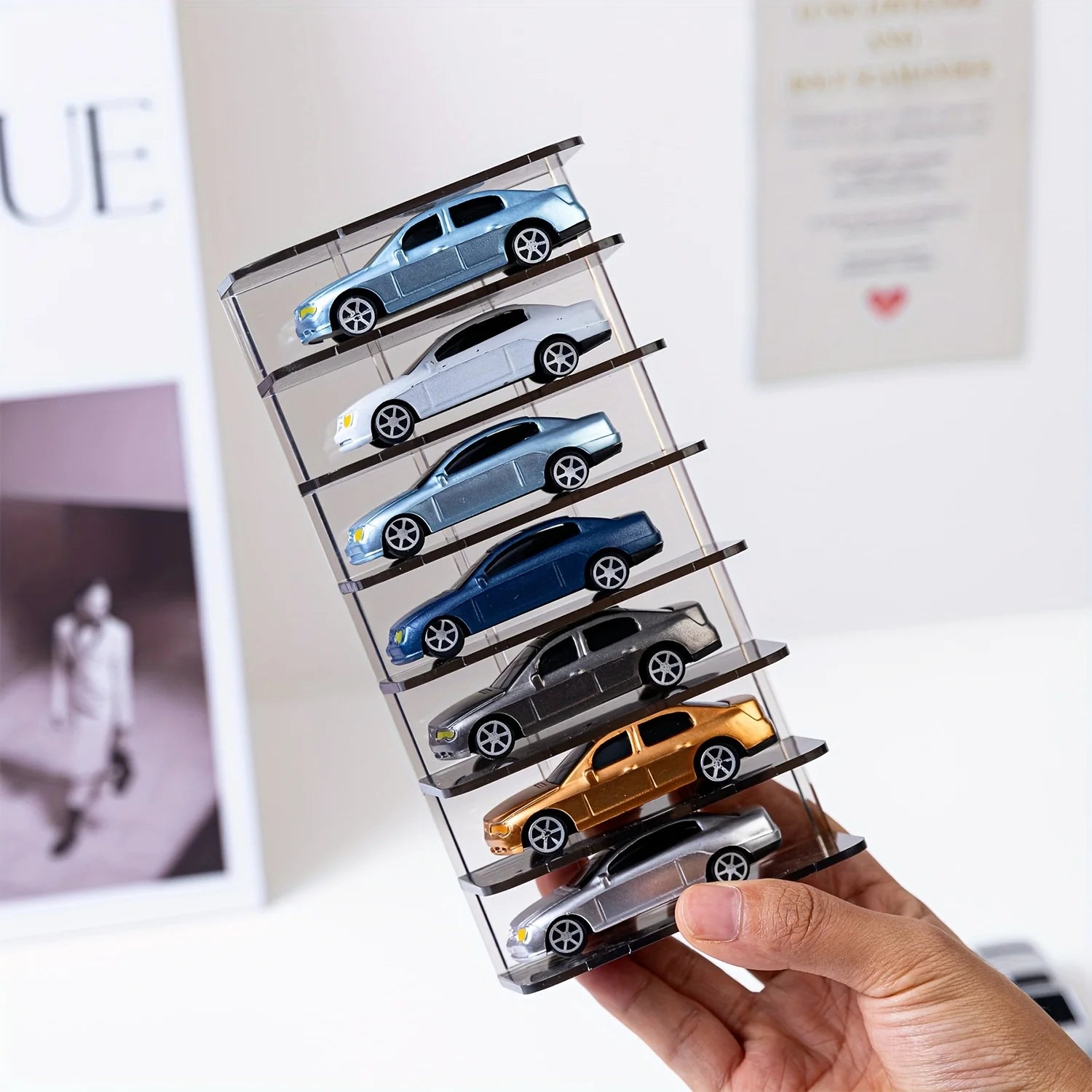 7-Tier Vertical Display Stand for Diecast Model Cars - 3