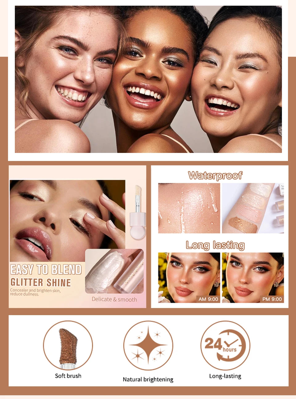Liquid Highlighter for Radiant Face and Body Glow - 14