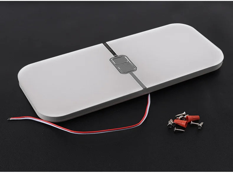 Dimmable 3-Color LED Ceiling Dome Light for RVs and Campers