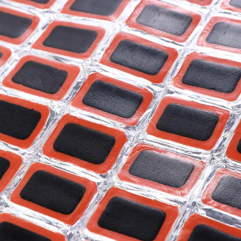 48-Piece Bicycle Tire Puncture Repair Patch Kit - 6