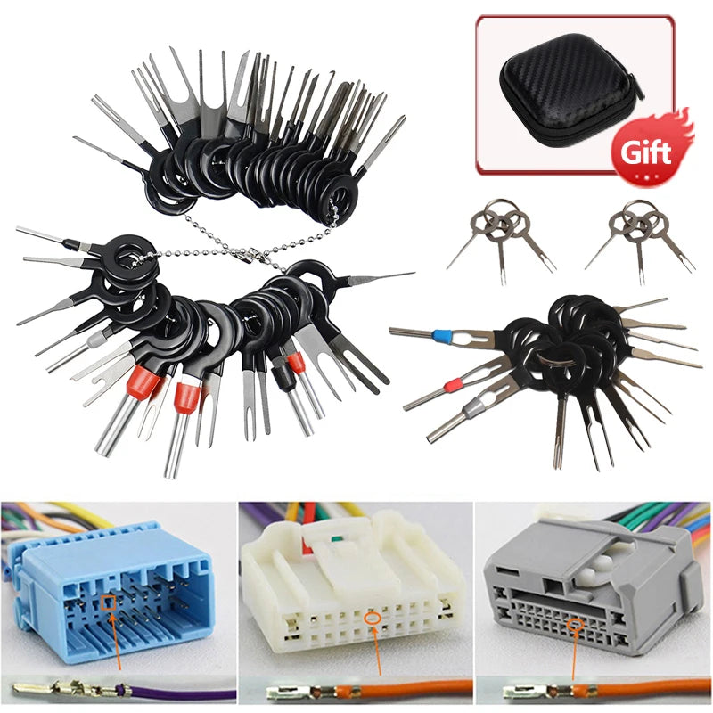 Car Terminal Removal Tool Kit Pin Ejector Wire Connector Extractor - 8