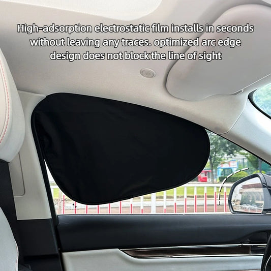 Foldable Electrostatic Car Window Sun Shade for UV Protection