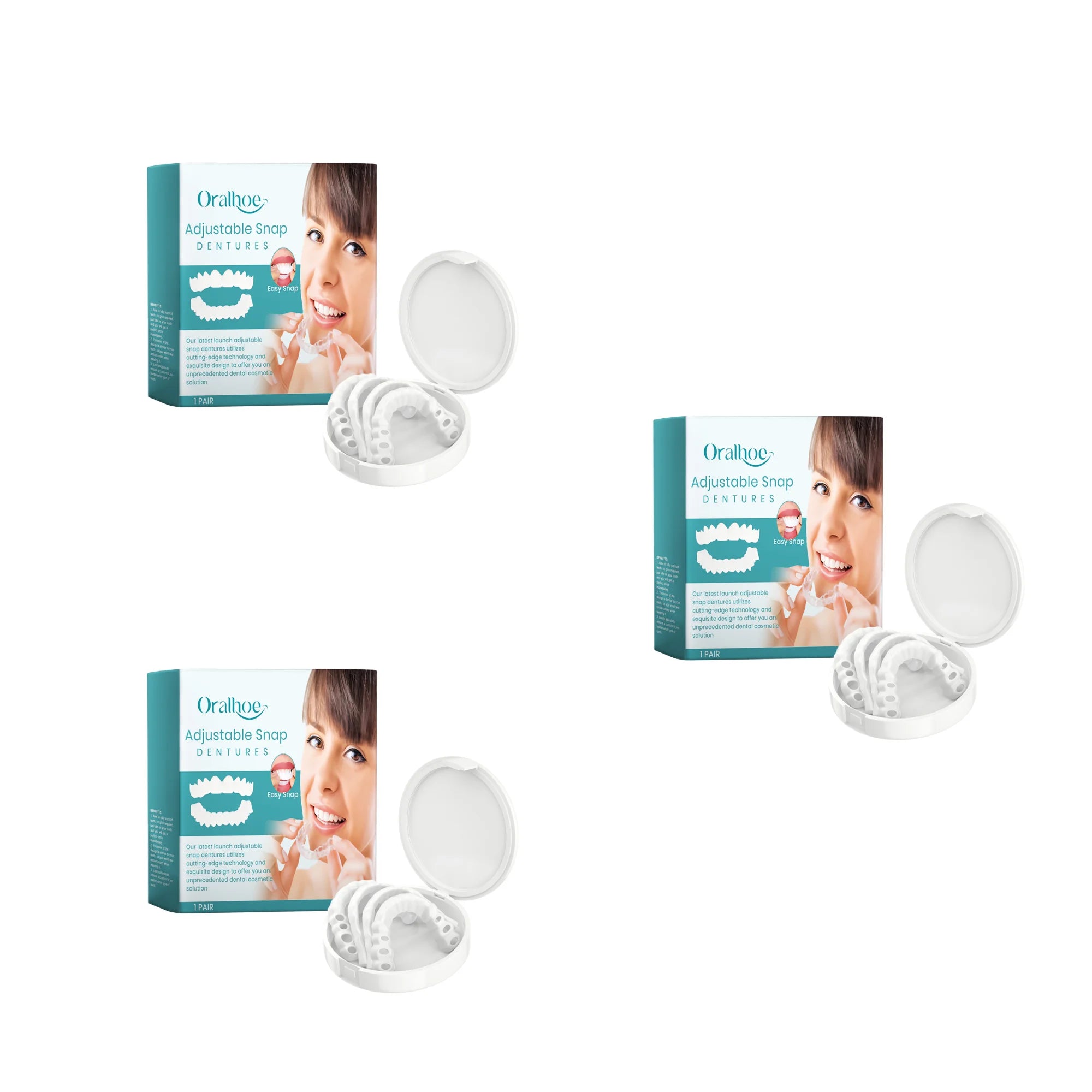 Adjustable Snap-On Dentures for Instant Smile Repair - 14
