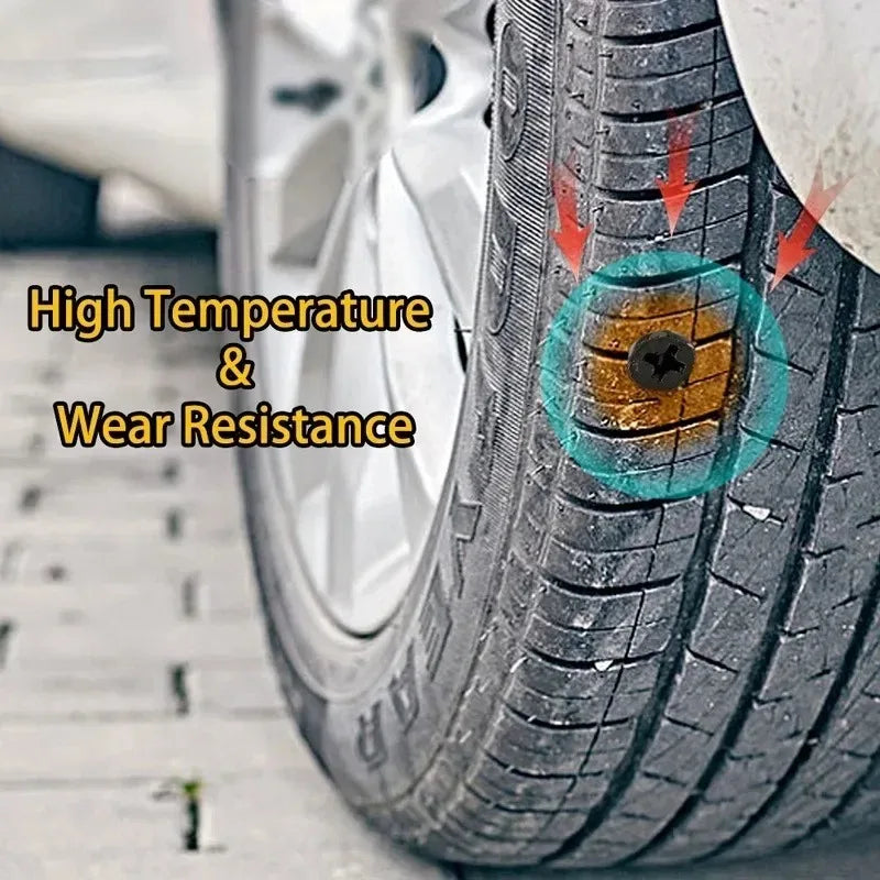 Emergency Tire Puncture Repair Rubber Screws