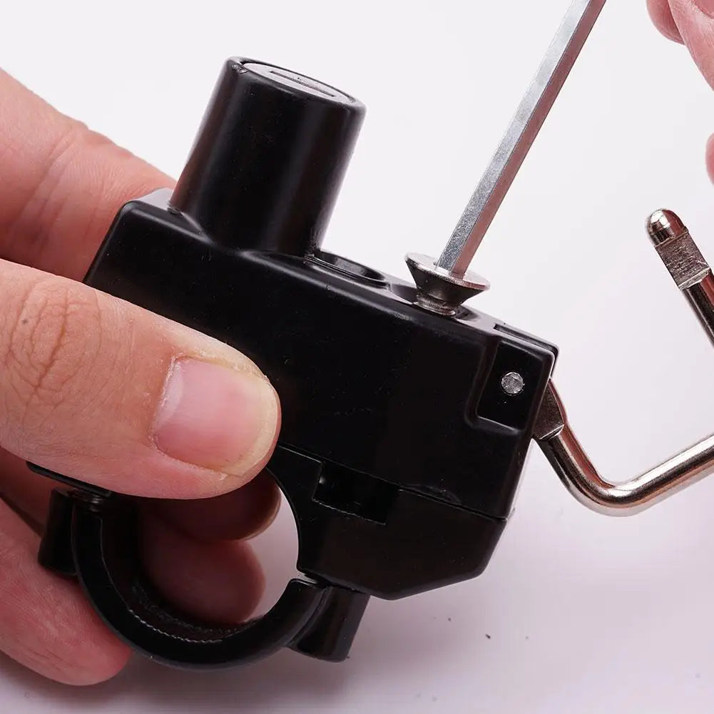 Universal Anti-Theft Motorcycle Helmet Lock for Handlebars - 8