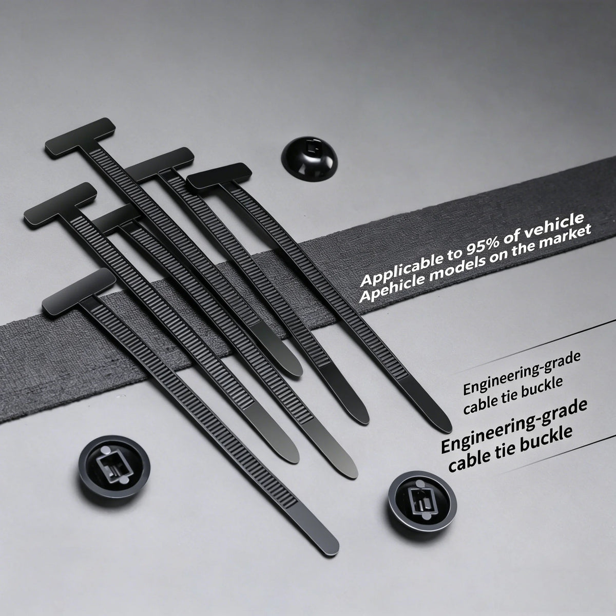 Universal Car Fender and Trim Cable Tie Fastener Kit