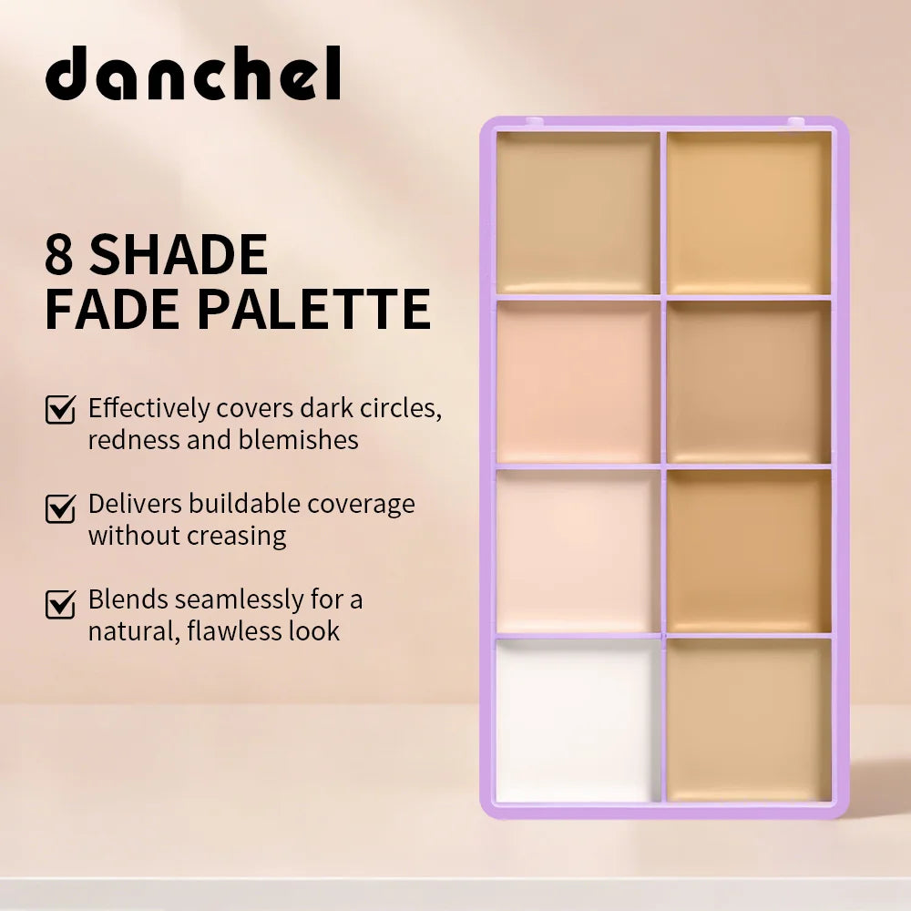 8-Shade Cream Concealer and Contour Palette