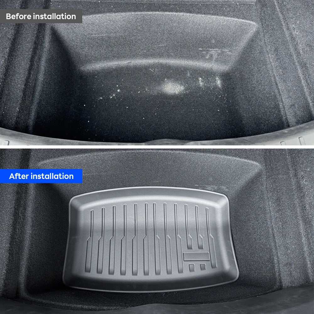 All-Weather TPE Trunk Mat Set for Tesla Model 3 Highland 2024 - 18