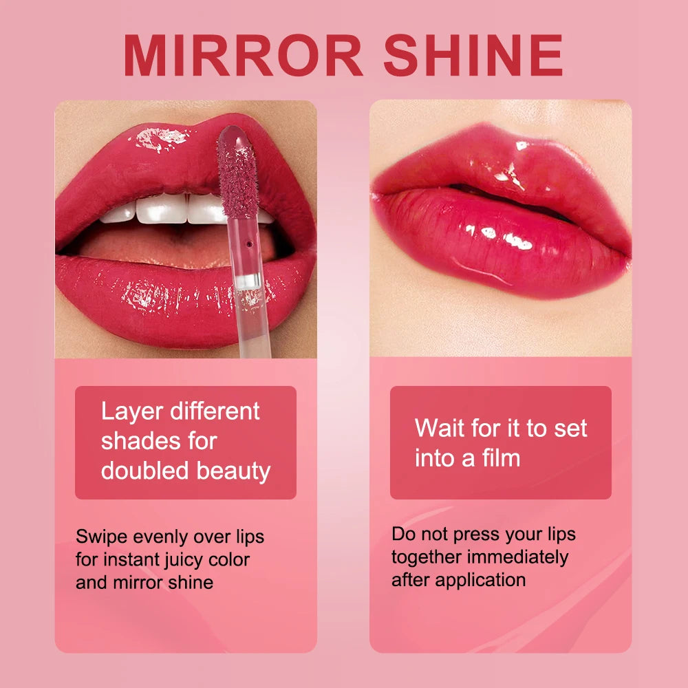 Mirror Shine Hydrating Lip Tint for Long-Lasting Plump Glow - 14