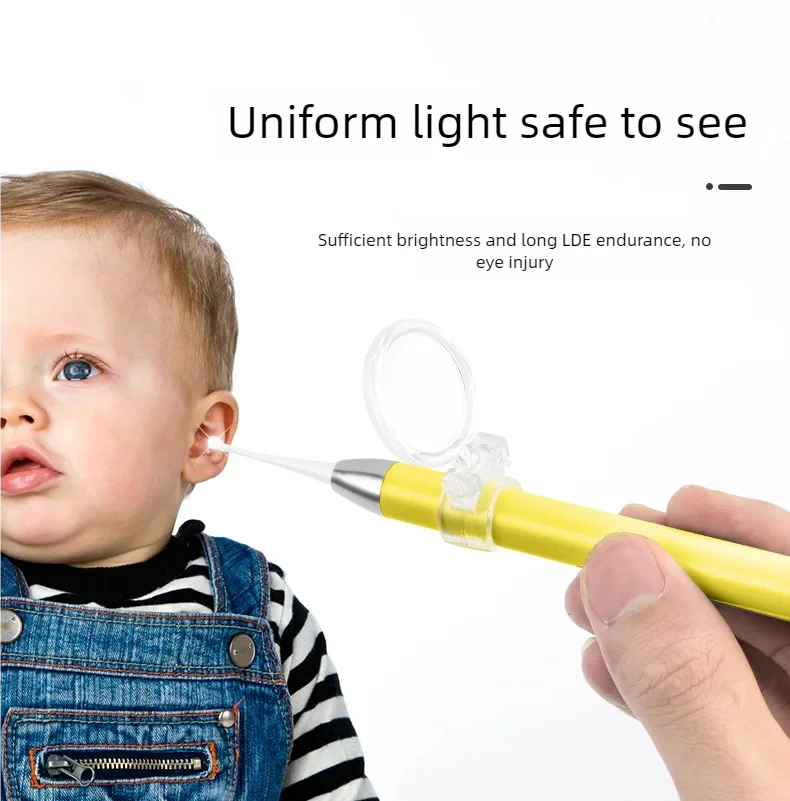 LED Illuminated Ear Wax Removal Kit with Tweezers - 8
