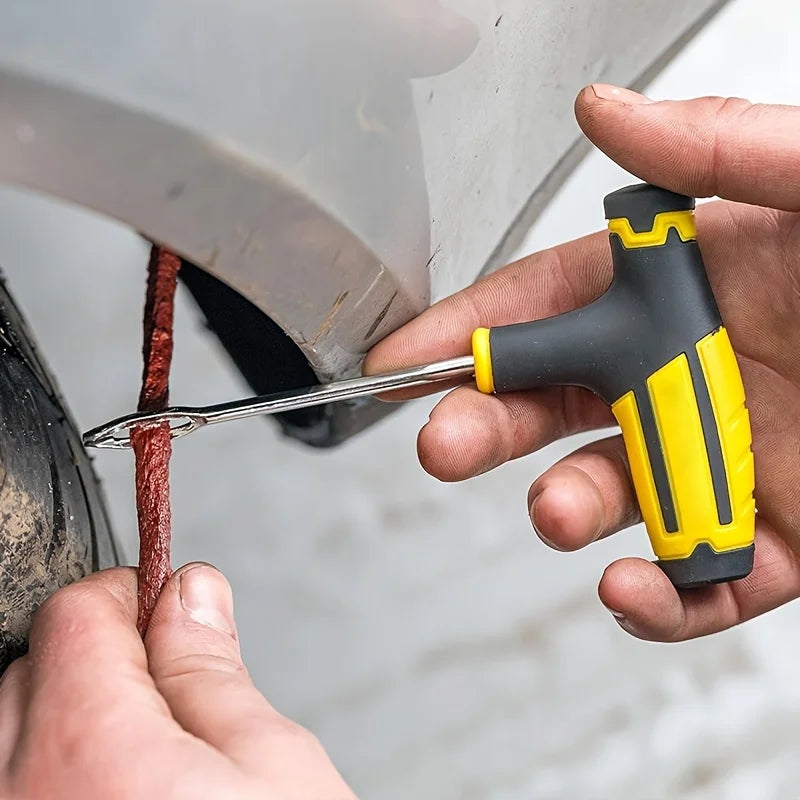Pro Tire Repair Kit for Car and Motorcycle Punctures
