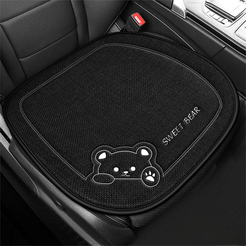 Cute Bear Universal Breathable Car Seat Cushion Protector