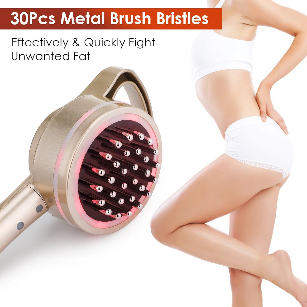 Electric Microcurrent Meridian Body Sculpting Massage Brush - 12