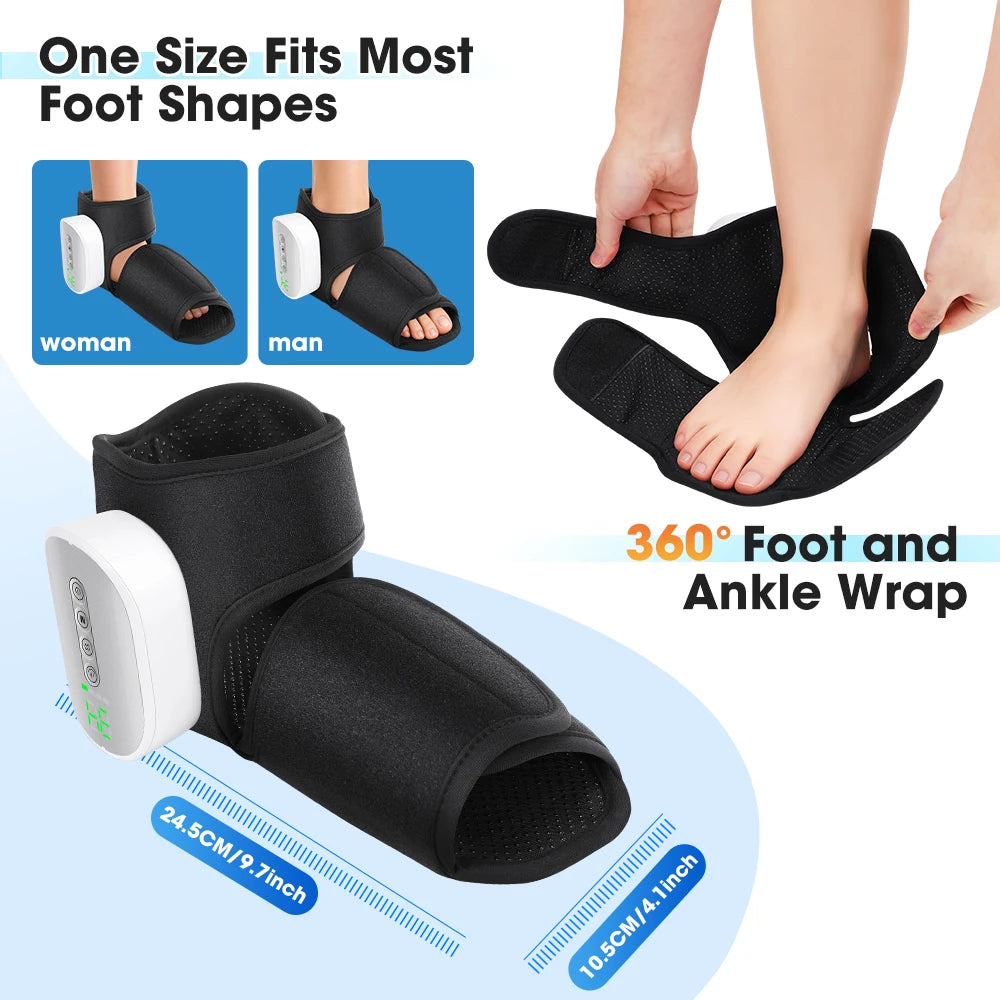 Wireless Heated Air Compression Foot and Ankle Massager - 15