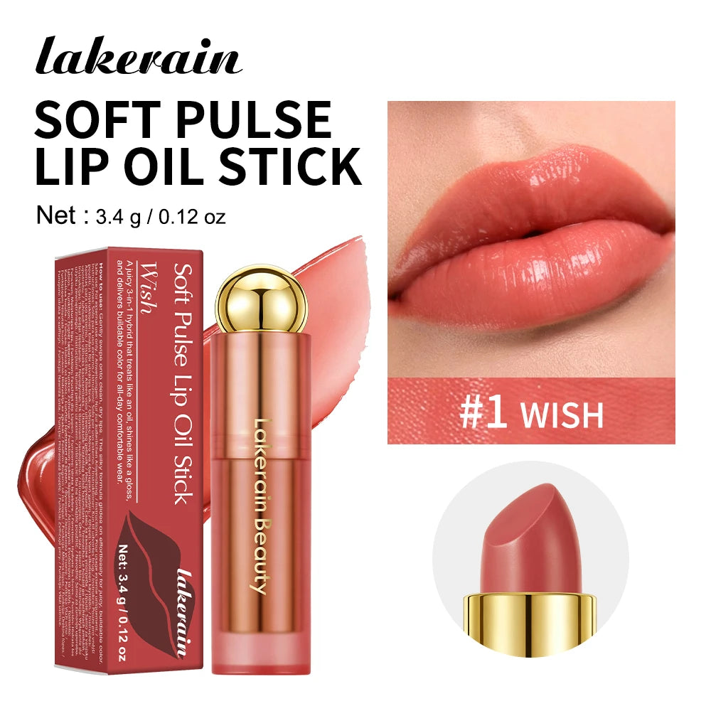 3-in-1 Tinted Moisturizing Lip Oil Stick - 25