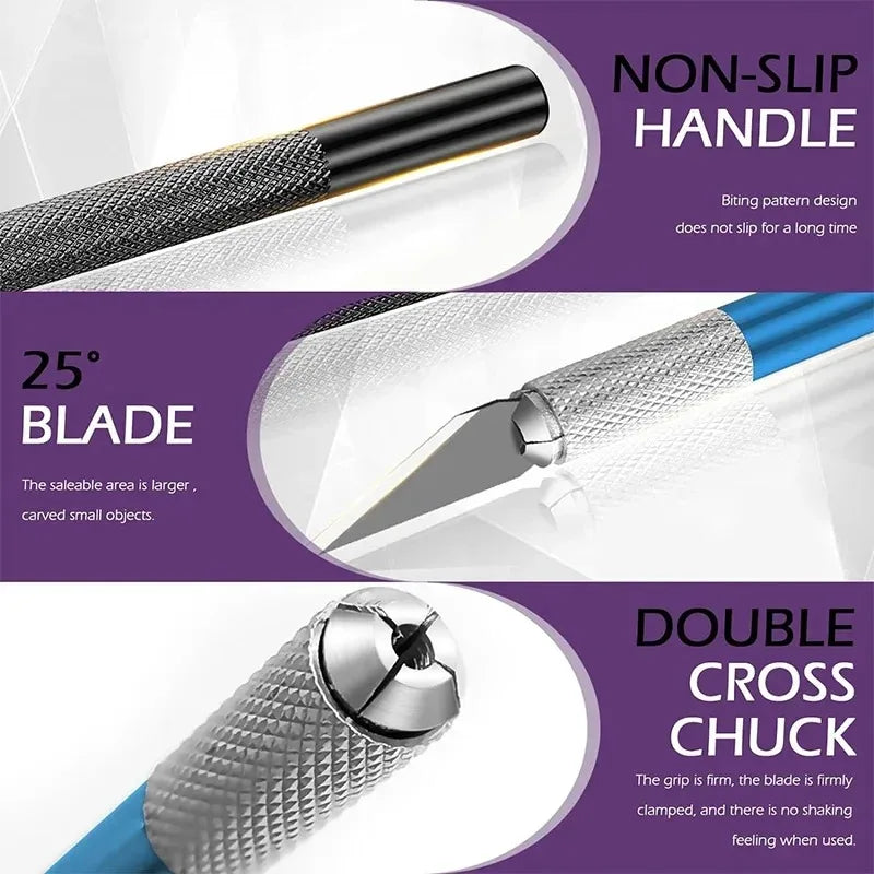 Professional Vinyl Wrap Installation and Window Tinting Tool Kit - 9
