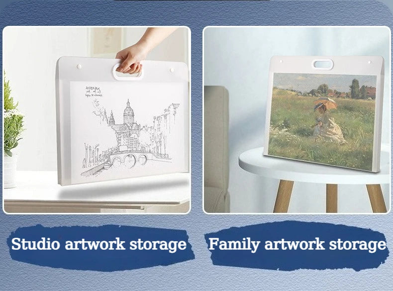 Portable Art Portfolio Storage Folder for Sketches and Artwork - 10