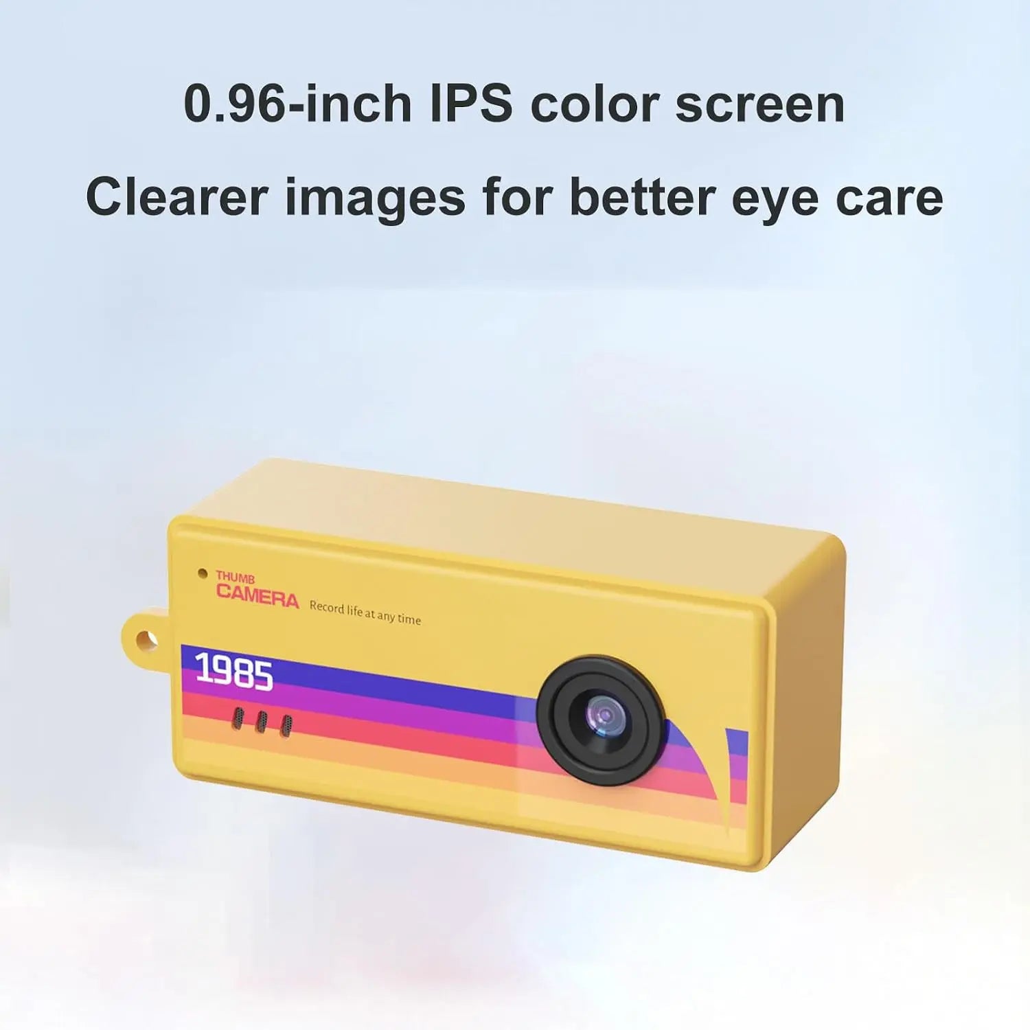 Portable Mini Retro Digital Keychain Camera with LCD Screen - 2