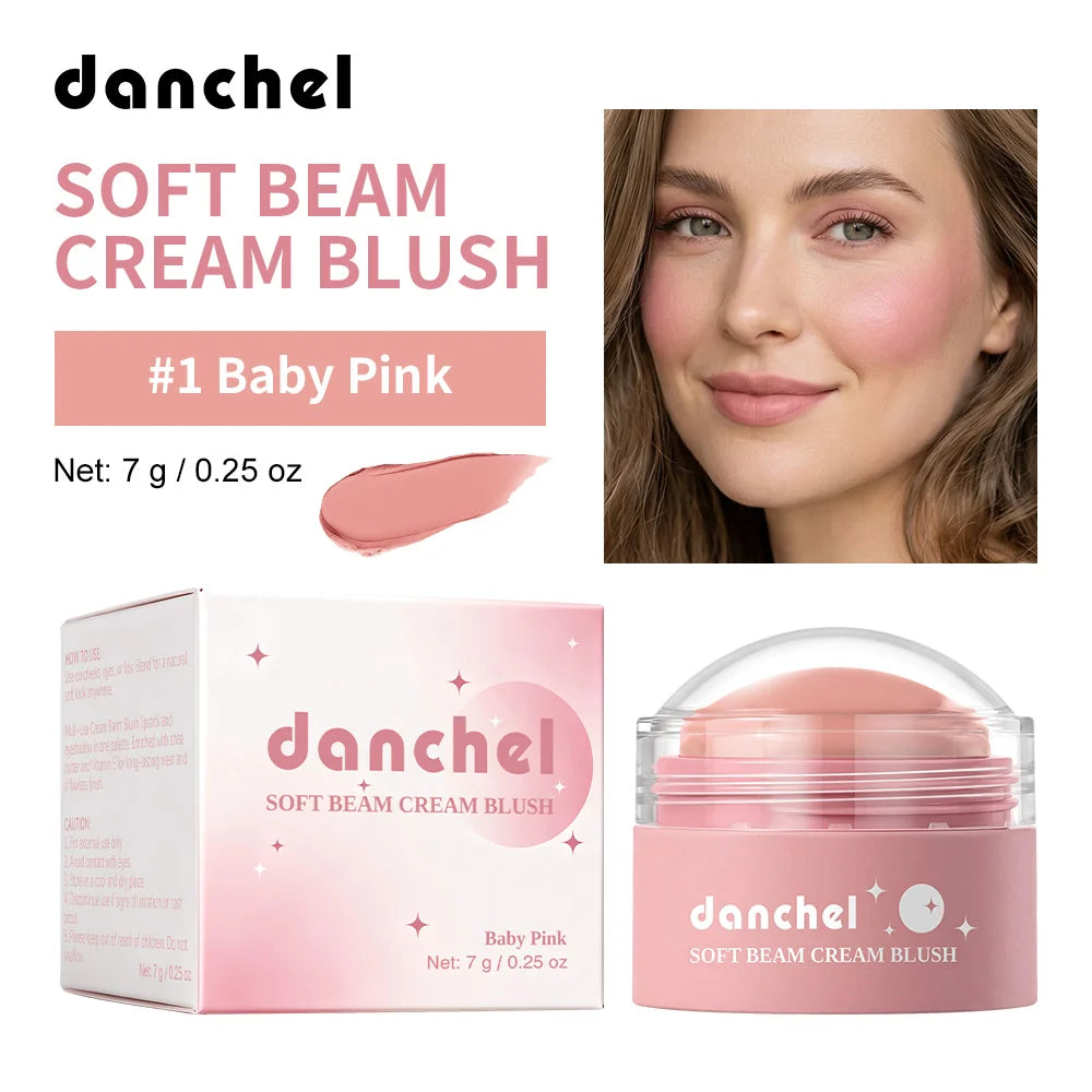 Long-Lasting Multi-Use Soft Cream Blush for Face and Lips - 22