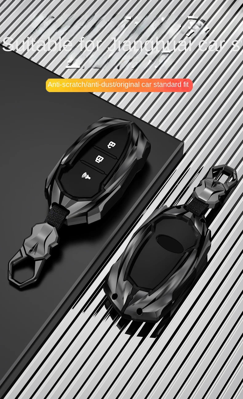 Protective Galvanized Alloy Car Key Case Shell