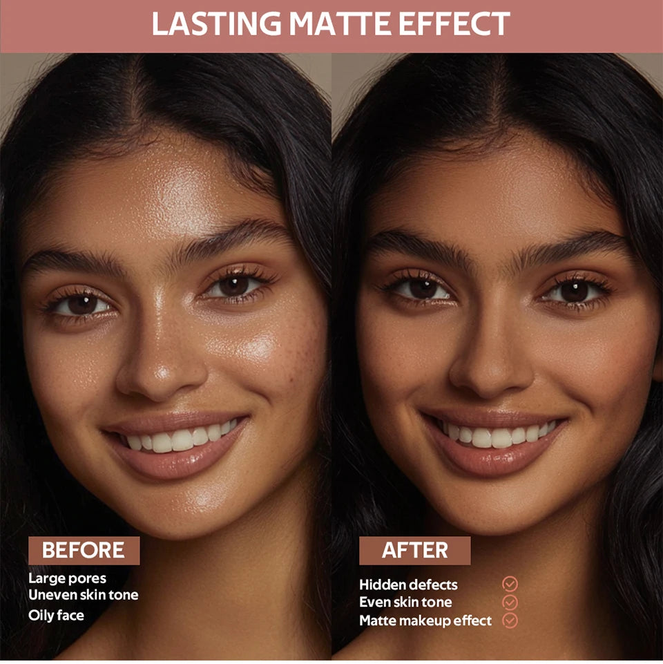 Matte Bronzer Powder for Face Contouring