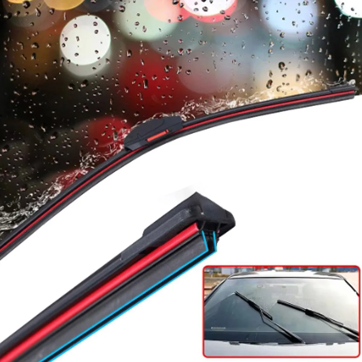 Universal J-Hook Car Windshield Wiper Blade - 1