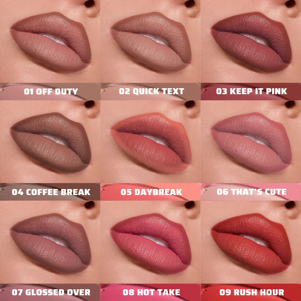 2-in-1 Matte Velvet Lip Liner and Hydrating Lip Gloss - 8