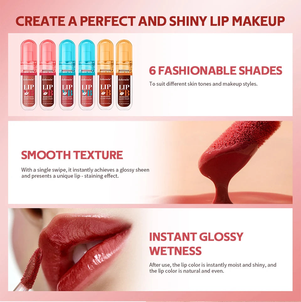 Hydrating Long-Lasting Lip Gloss Stain