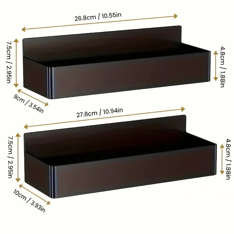 Magnetic Refrigerator Side Storage Rack for Kitchen and Laundry