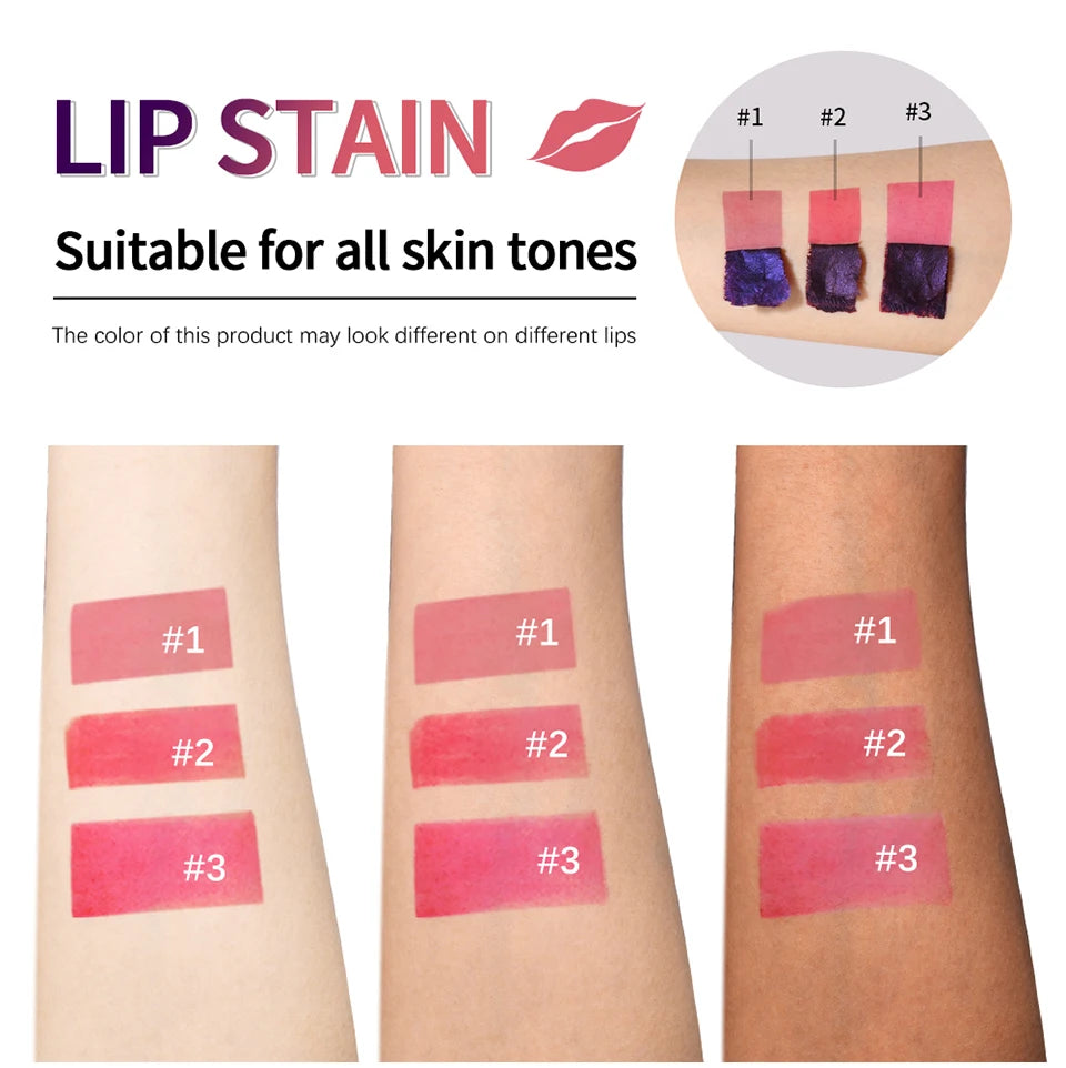 Waterproof Peel-Off Lip Stain Tint Kit
