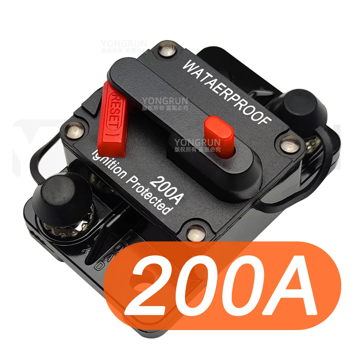 Manual Reset Waterproof Circuit Breaker for Automotive Audio